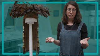 How to mount a Chimú-Inca feather headdress  Conserving Peruvian textiles