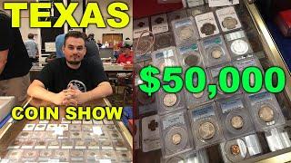 We FOUND $50000 in Coins at this Texas Coin Show an insane coin haul