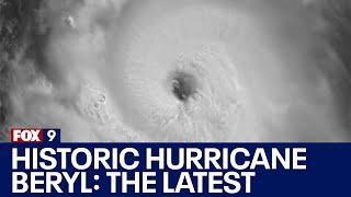 Hurricane Beryl headed toward Caribbean islands on Monday