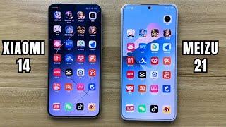 Meizu 21 vs Xiaomi 14  SPEED COMPARISON