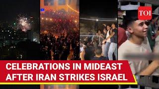 Palestinians Iraqis Dance To Celebrate Israel Attack Celebrations In Gaza Lebanon Jordan Iran