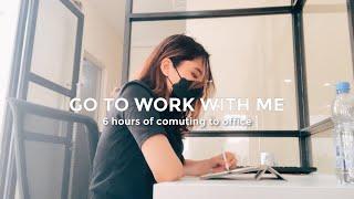 go to work with me ️ Silent Vlog Indonesia  PP 6 jam dalam sehari naik KRL 