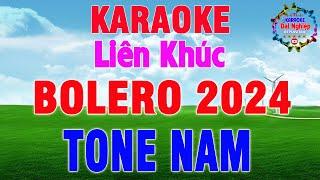 LK Karaoke Bolero 2024 Tone Nam Nhạc Sống  Mỗi Người 50% Hát Quanh Bàn Tròn  Karaoke Đại Nghiệp