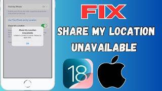 How to Fix Share My Location Unavailable Please Try Again Later Error on iPhone 2024