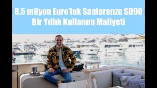 Sanlorenzo SD90 Bir yıllık kullanım maliyeti ne kadar? #sanlorenzoyacht