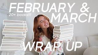 february and march reading wrap up - 20+ books 