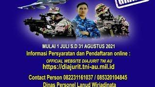 Telah di buka LULUSAN D3 KESEHATAN khusus di TNI AU Jurusan apa saja yg di butuhkan silahkan simak