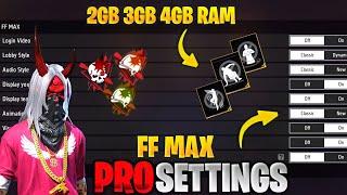 FF MAX SETTING FULL DETAILS  FREE FIRE SETTINGS  FREE FIRE MAX SETTINGS  FF SETTINGS