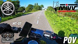 Yamaha MT-07 Mivv Delta Race 2024 Insanely loud  POV