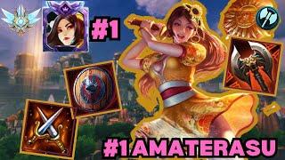 GETTING #1 AMATERASU IN RANKED - GRANDMASTERS AMATERASU SOLO SMITE