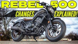 New 2023 Honda Rebel 500 CHANGES Explained