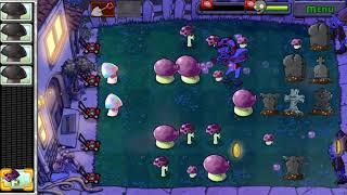 Plants vs zombies-night level 10