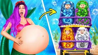 How to Raise 4 Elements Mermaid Babies DIY Hacks