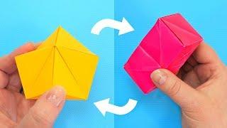 Антистресс Трансформер за 1 минуту  Оригами игрушка из бумаги