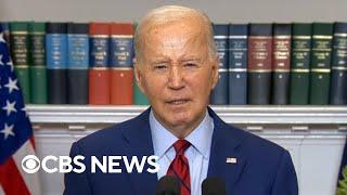 Biden addresses campus protests over war in Gaza  Special Report