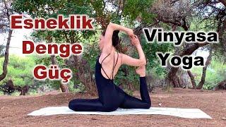Esneklik Denge ve Güç için Vinyasa Yoga Her Seviye  30 Dkda Huzurlu Zihin  Ayşe Kaya İle Yoga