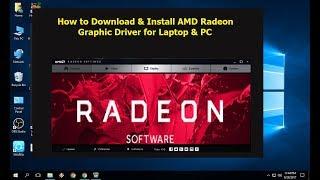 How to Download & Install AMD Radeon Graphic Driver for Laptop & PC Official