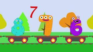  Learn numbers from 0 to 9. For kids. Учим цифры от 0 до 9. Мультфильм для детей. 0+