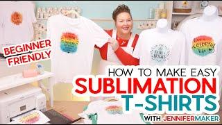 Sublimation T Shirts for Beginners - Full Process Start to Finish + Free Designs