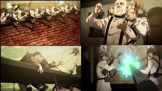 All Paradis Soldiers vs Marley Soldiers Scenes In Episode 76 77 And 78 Attack On Titan