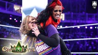 Doudrop and Vega battle it out for the Queen’s Crown WWE Crown Jewel 2021 WWE Network Exclusive