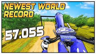 Heres the forest new world record i made earlier... 57.055 MX Bikes