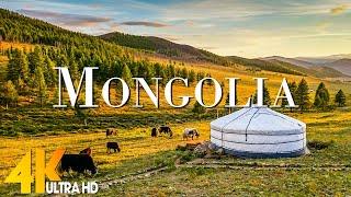 Mongolia 4K - Scenic Relaxation Film With Inspiring Cinematic Music and Nature  4K Video Ultra HD