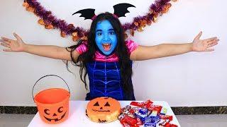 شفا تجمع حلويات  Shfa  collects halloween sweets