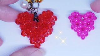 How To Make Beaded Heart 