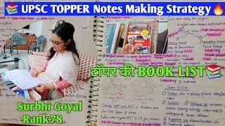 Ias Surbhi Goyal Air-78 Notes &Book List UPSC CSE Notes &Book list