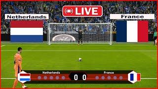 LIVE PENALTY Netherlands vs France  EURO 2024  Match Live Today