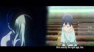 Michio met his son   Isekai Meikyuu de Harem wo Episode 2