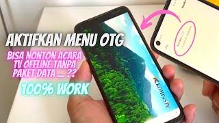 Menu OTG Bisa Nonton TV di HP Secara Offline Tanpa Data ...?