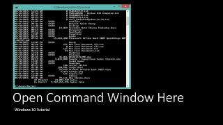 How to Open Commnad Prompt within Any Folder on Windows 10  The Teacher