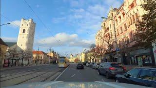 Driving in Debrecen Hungary