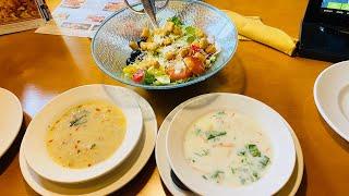 TRYING OUT UNLIMITED SOUP SALAD & BREAD STICKS AT OLIVE GARDEN