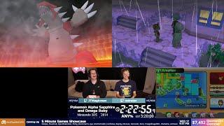 Pokemon Alpha Sapphire vs Omega Ruby - Live at ASM 2024 - Race with JTMagicman vs werster