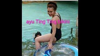 Celana ayu Ting Ting melorot.