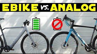 Is it really the SAME workout just FARTHER? The definitive eBike vs Analog Test