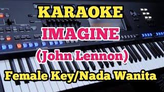 IMAGINE Karaoke John Lennon - Female Key - Wanita