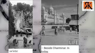 Hyderabad City Unseen Rare Old Video  RARE PICS OF HYDERABAD DURING NIZAM PERIOD