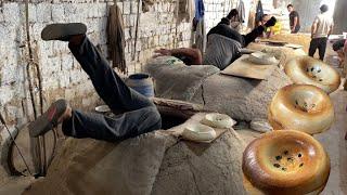 Legendary SAMARKAND breads. 15 000 loaves a day. How to make bread