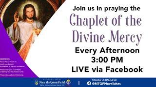 LIVE - THE CHAPLET OF THE DIVINE MERCY