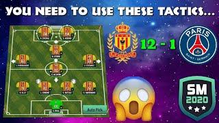 YOU NEED TO USE THESE TACTICS... Soccer Manager 2020