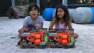 Unboxing video - Nerf battleground at Jungle Island