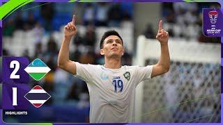 #AsianCup2023  Round of 16  Uzbekistan 2 - 1 Thailand