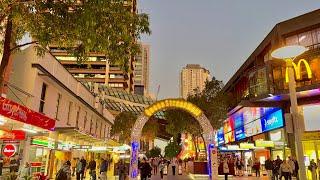 Brisbane Night Walk  Winter Night In Brisbane CBD 2024Australia Walking Tour 