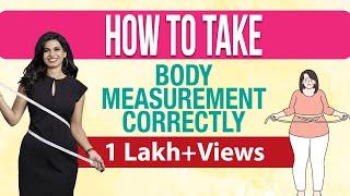 How to take body measurements with an inch tape