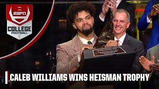 Caleb Williams wins the 2022 Heisman Trophy  ESPN College Football