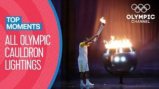 Every Olympic cauldron lighting  Top Moments